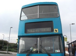 The Shoppers express Number 462 bus