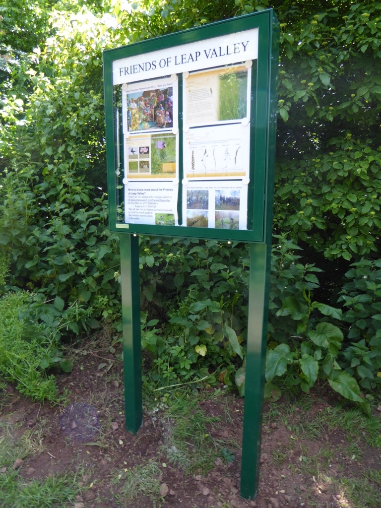 Friends of Leap Valley Notice board