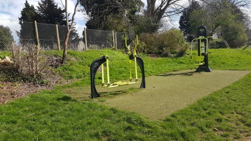 Fixed Fitness equipment in the park